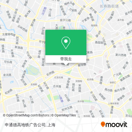 申通德高地铁广告公司地图