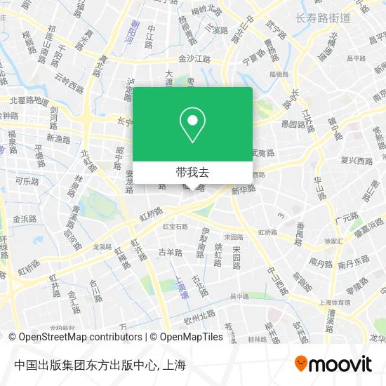 中国出版集团东方出版中心地图
