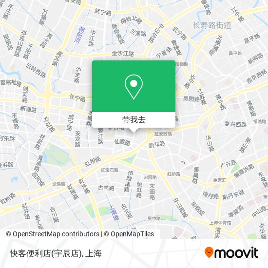 快客便利店(宇辰店)地图