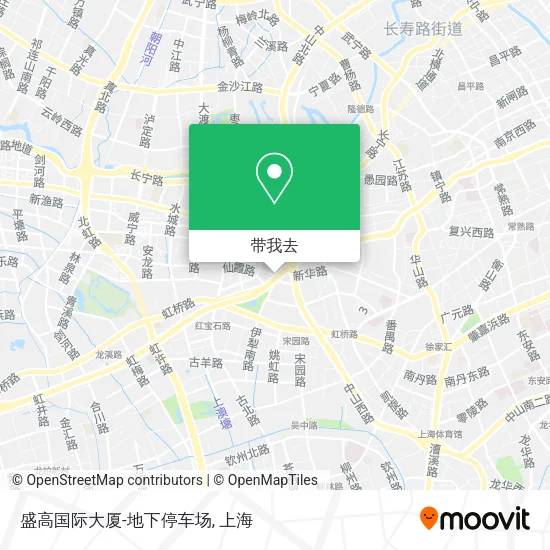 盛高国际大厦-地下停车场地图