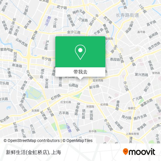 新鲜生活(金虹桥店)地图