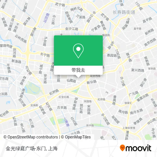 金光绿庭广场-东门地图