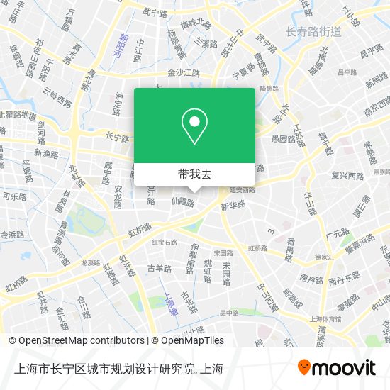 上海市长宁区城市规划设计研究院地图