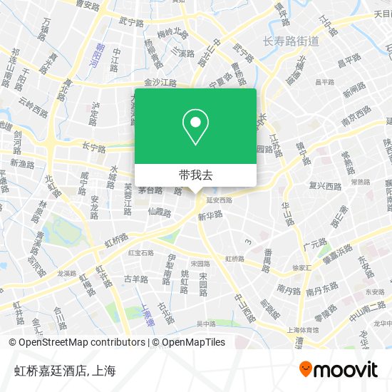 虹桥嘉廷酒店地图