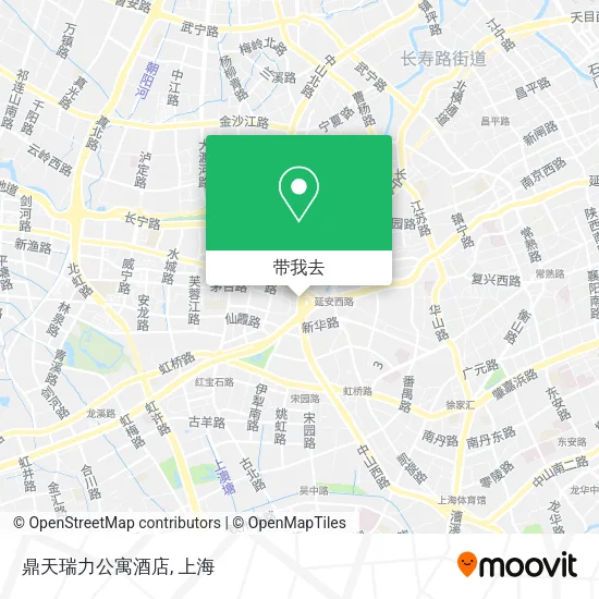 鼎天瑞力公寓酒店地图