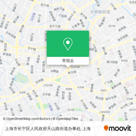 上海市长宁区人民政府天山路街道办事处地图