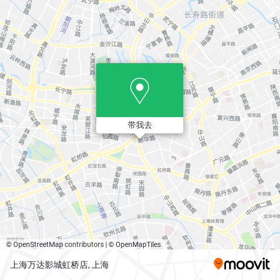 上海万达影城虹桥店地图