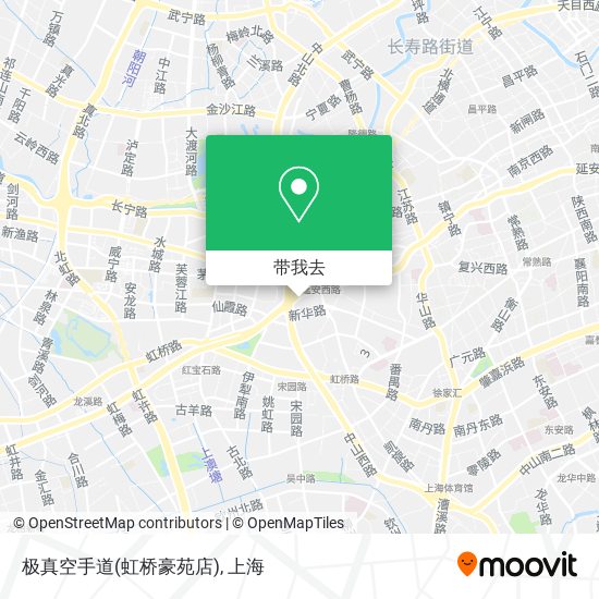 极真空手道(虹桥豪苑店)地图