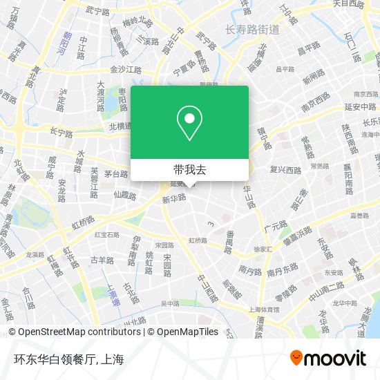 环东华白领餐厅地图