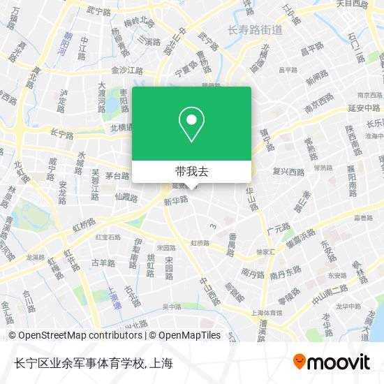 长宁区业余军事体育学校地图