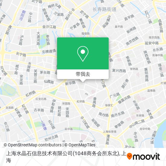 上海水晶石信息技术有限公司(1048商务会所东北)地图