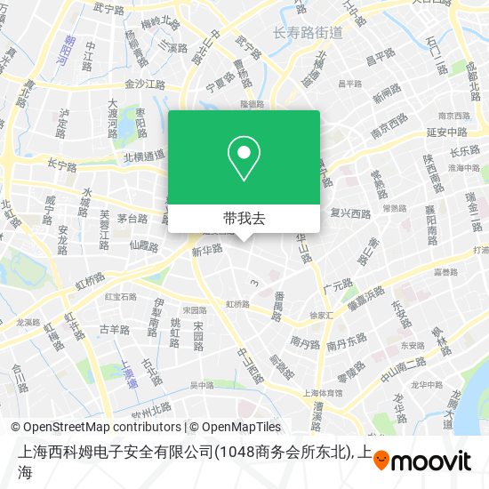 上海西科姆电子安全有限公司(1048商务会所东北)地图