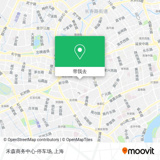 禾森商务中心-停车场地图