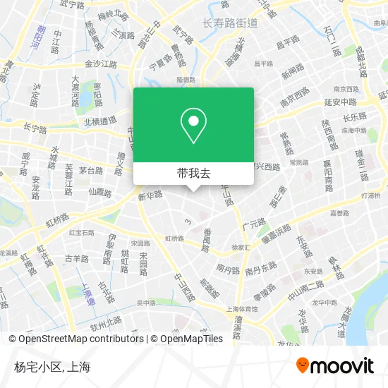 杨宅小区地图