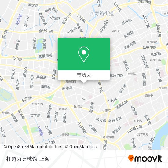 杆超力桌球馆地图