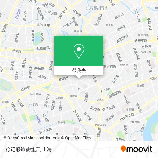 徐记服饰裁缝店地图