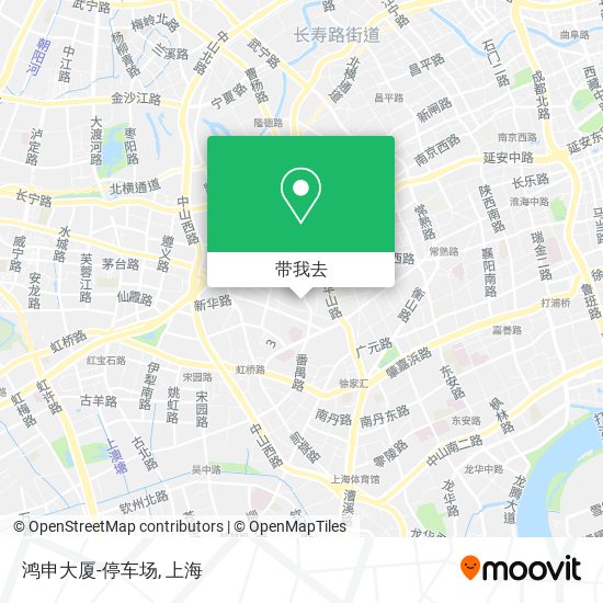 鸿申大厦-停车场地图