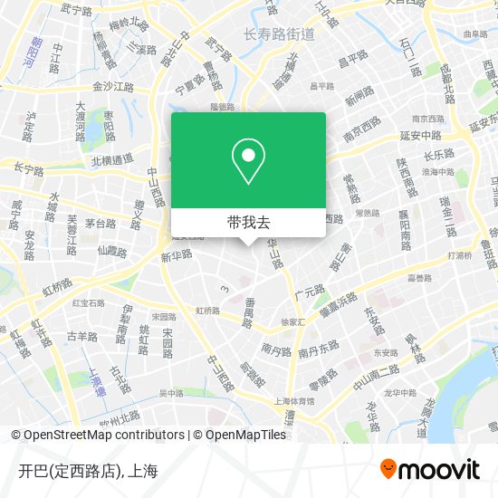 开巴(定西路店)地图