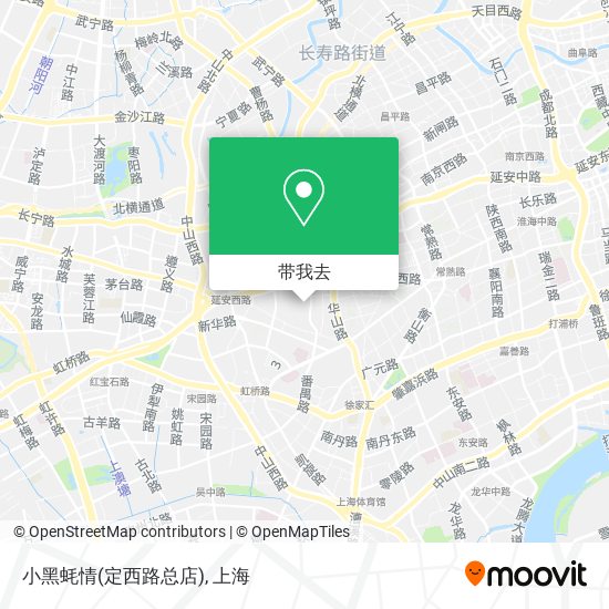 小黑蚝情(定西路总店)地图