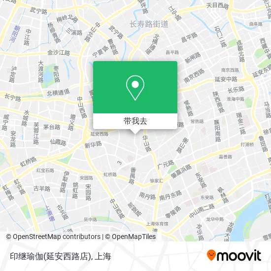 印继瑜伽(延安西路店)地图
