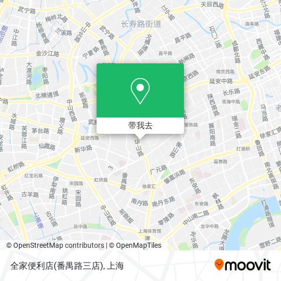 全家便利店(番禺路三店)地图