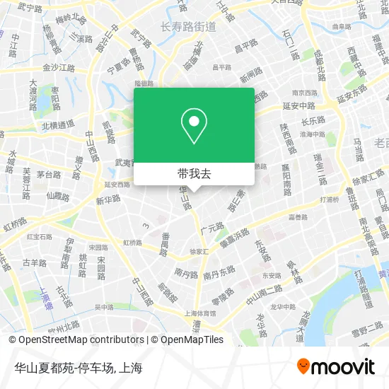 华山夏都苑-停车场地图