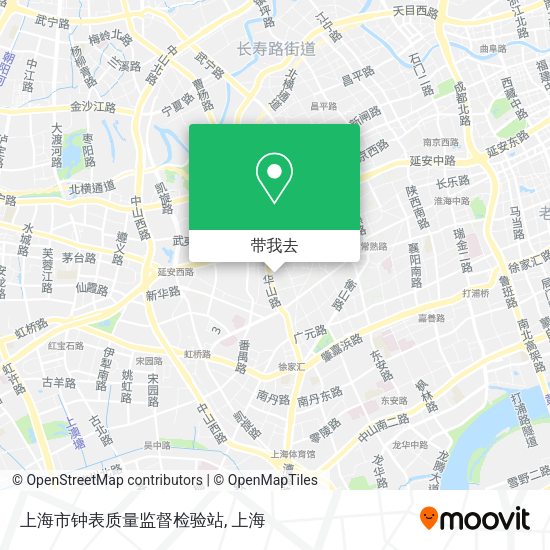 上海市钟表质量监督检验站地图
