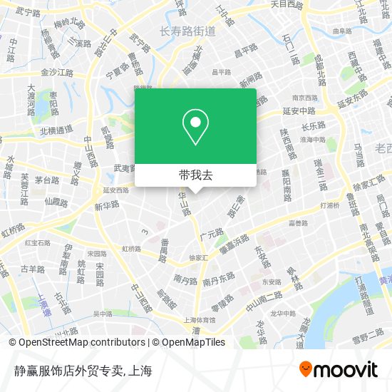 静赢服饰店外贸专卖地图