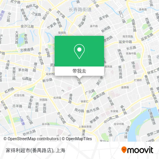 家得利超市(番禺路店)地图