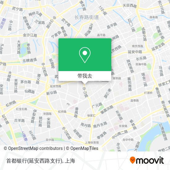 首都银行(延安西路支行)地图