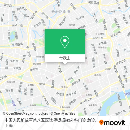 中国人民解放军第八五医院-手足显微外科门诊·急诊地图