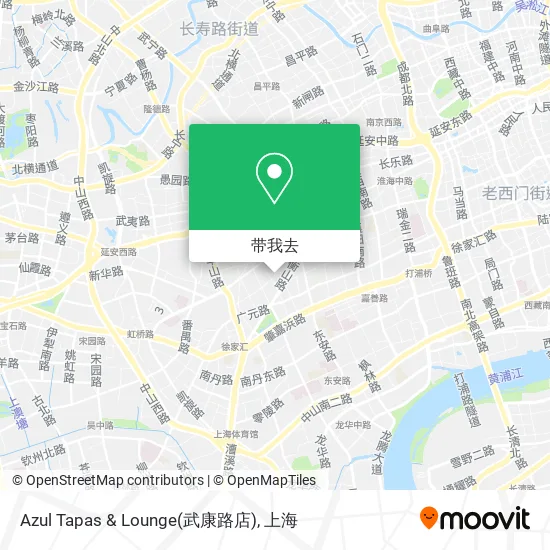Azul Tapas & Lounge(武康路店)地图