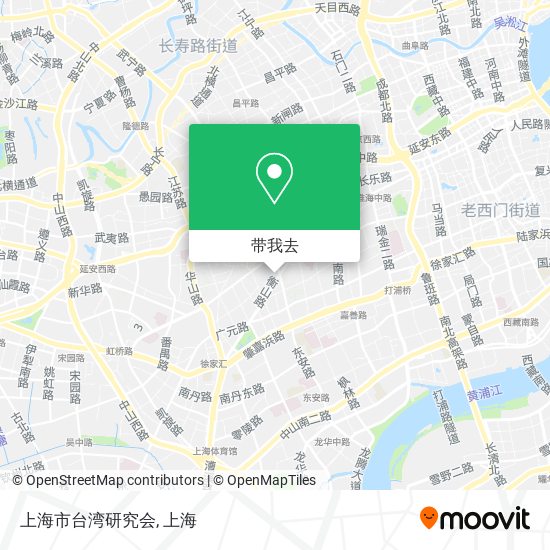 上海市台湾研究会地图