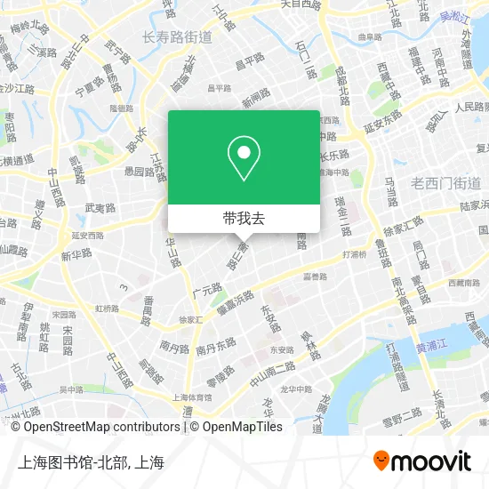 上海图书馆-北部地图