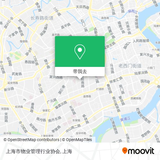 上海市物业管理行业协会地图