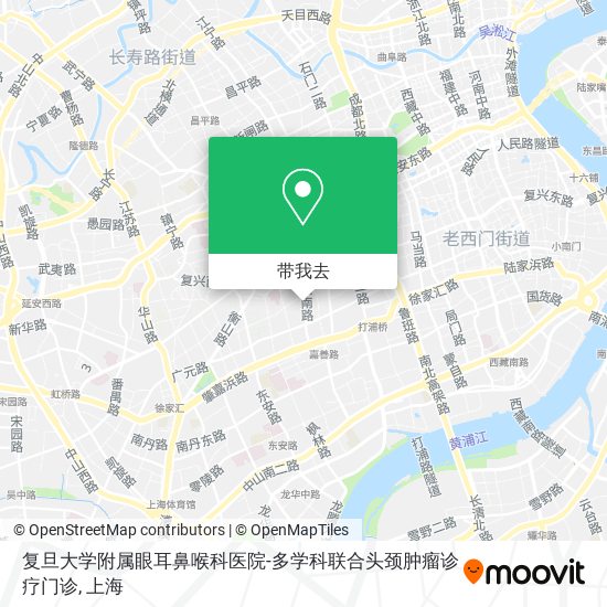 复旦大学附属眼耳鼻喉科医院-多学科联合头颈肿瘤诊疗门诊地图