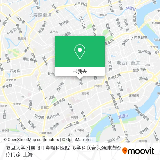 复旦大学附属眼耳鼻喉科医院-多学科联合头颈肿瘤诊疗门诊地图