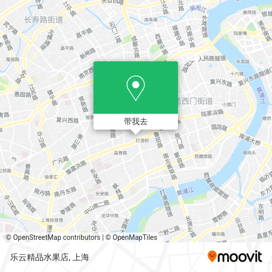 乐云精品水果店地图