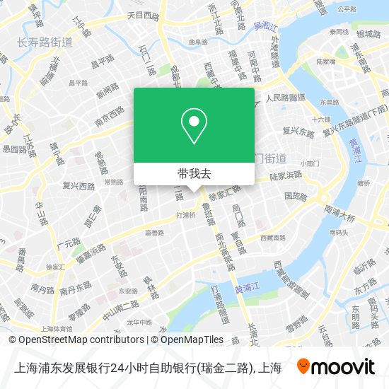 上海浦东发展银行24小时自助银行(瑞金二路)地图