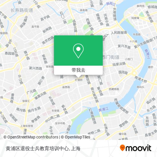 黄浦区退役士兵教育培训中心地图