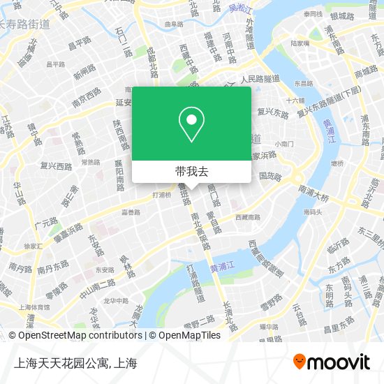 上海天天花园公寓地图