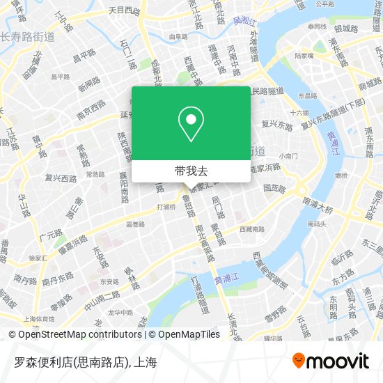 罗森便利店(思南路店)地图