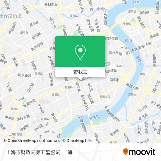 上海市财政局第五监督局地图