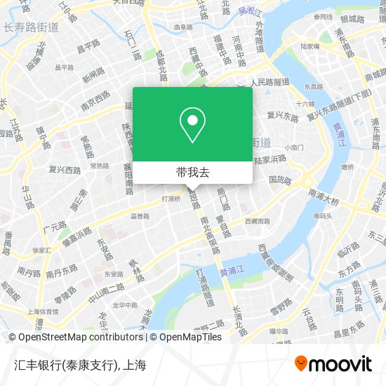 汇丰银行(泰康支行)地图