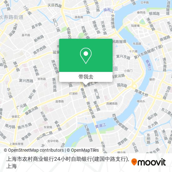 上海市农村商业银行24小时自助银行(建国中路支行)地图