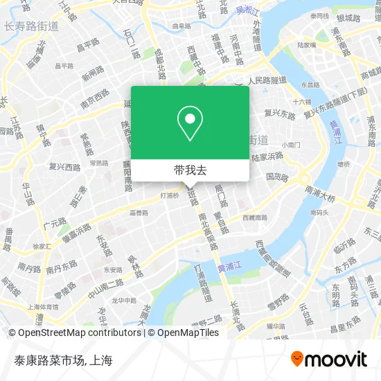 泰康路菜市场地图