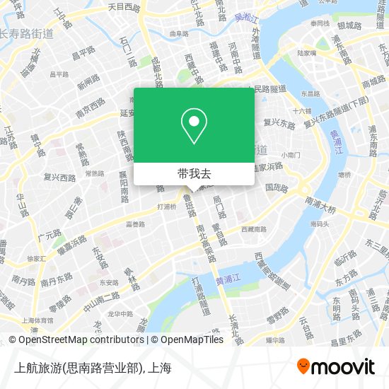 上航旅游(思南路营业部)地图