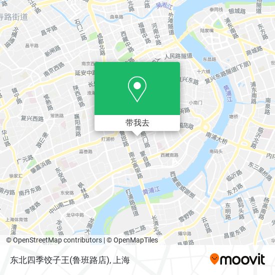 东北四季饺子王(鲁班路店)地图