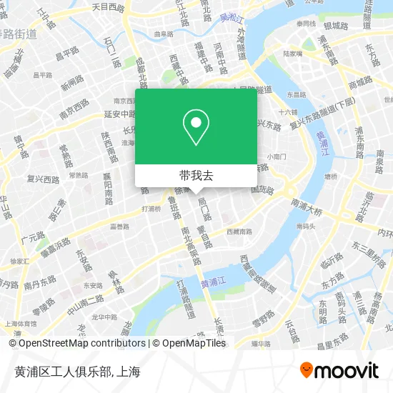 黄浦区工人俱乐部地图