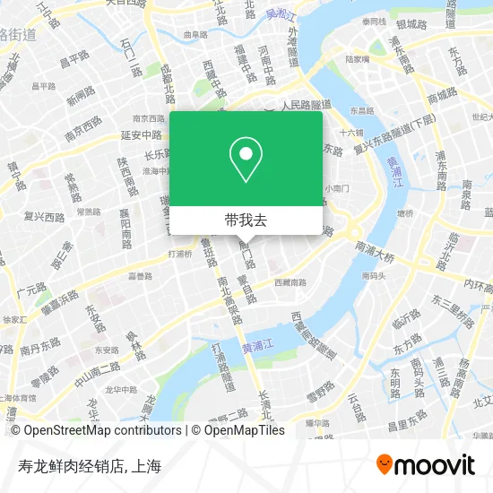 寿龙鲜肉经销店地图